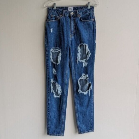 BDG Mom High Rise Distressed Jeans - Picture 1 of 6